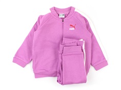 Puma sweat cardigan og bukser minicats jogger opera mauve